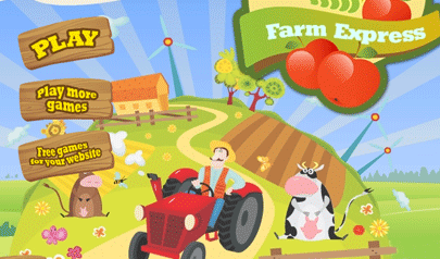 Кроме игры Ice Racer, вы можете играть в похожую бесплатную игру Farm Express, Farm Express