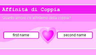 Affinità di Coppia - Love Calculator 